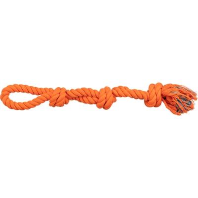 TRIXIE WERP FLOSTOUW 3-KNOOP ORANJE