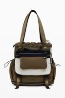 Grote uitbreidbare nylon rugzak - GREEN - U