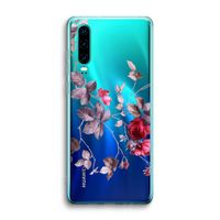 Mooie bloemen: Huawei P30 Transparant Hoesje