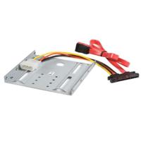 Adapter SSD Startech BRACKET25SAT Wit Zwart 2,5" 2.5"
