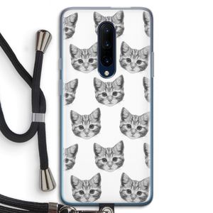 Kitten: OnePlus 7 Pro Transparant Hoesje met koord