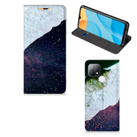 OPPO A15 Stand Case Sea in Space