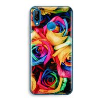Neon bloemen: Huawei P20 Lite Transparant Hoesje
