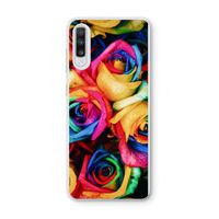 Neon bloemen: Samsung Galaxy A70 Transparant Hoesje Neon bloemen: Samsung Galaxy A70 Transparant Hoesje