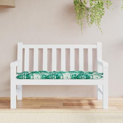 VidaXL Tuinbankkussen 120x50x7 cm oxford stof bladpatroon
