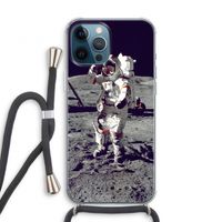 Spaceman: iPhone 12 Pro Transparant Hoesje met koord