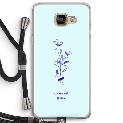 Bloom with grace: Samsung Galaxy A5 (2016) Transparant Hoesje met koord