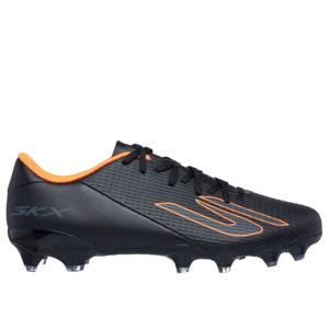Skechers SKX_2 Academy Gras Voetbalschoenen (FG) Zwart Oranje
