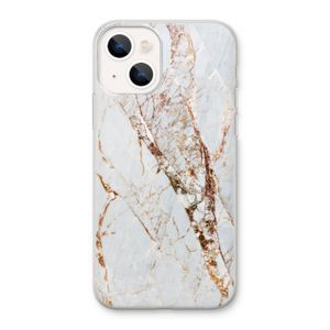 Goud marmer: iPhone 13 Transparant Hoesje