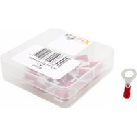 Bofix kabelschoen amp oog m6 rood (25st)