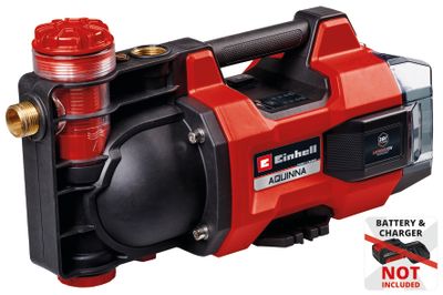Einhell AQUINNA 36/35 F LED Solo - Accu Tuinpomp | 36V | 3800 L/h | Zonder accu&apos;s en lader - 4180410 4180410