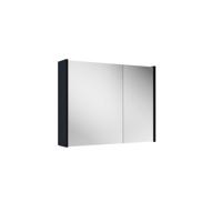 Saniclass Prime Spiegelkast - 80x63x16cm - inclusief zijpanelen - mat marine blauw SW1212816/SW892635