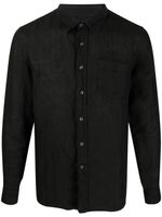 120% Lino chemise en lin à manches longues - Noir 120% Lino chemise en lin à manches longues - Noir