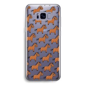 Pony: Samsung Galaxy S8 Transparant Hoesje