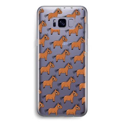 Pony: Samsung Galaxy S8 Transparant Hoesje