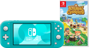 Nintendo Switch Lite Turquoise + Animal Crossing New Horizons