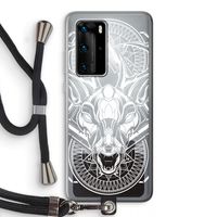 Oh Deer: Huawei P40 Pro Transparant Hoesje met koord