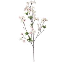 Emerald Kunstbloem Azalea bloesem - 90 cm - creme/roze   -