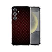 Samsung Galaxy S25 Plus Hoesje - Geruit Rood TPU Antishock Samsung Galaxy S25 Plus Hoesje - Geruit Rood TPU Antishock