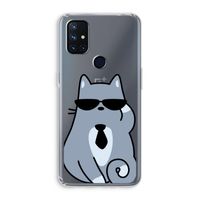 Cool cat: OnePlus Nord N10 5G Transparant Hoesje