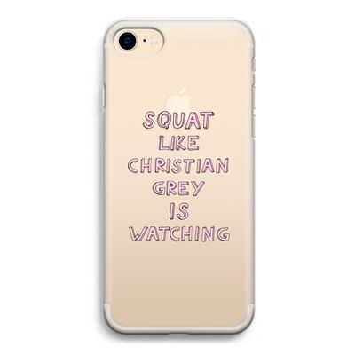 Christian Grey: iPhone 7 Transparant Hoesje