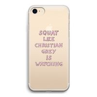 Christian Grey: iPhone 7 Transparant Hoesje