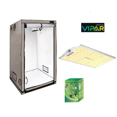 EU EU Home Complete Grow Box - 60x60x160cm + Vipar LED 220W + XS2000 Pro