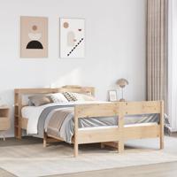 Bedframe zonder matras massief grenenhout 150x200 cm