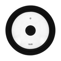 Pannedeksel Quid Ebano Zwart Glas Ø 28 cm
