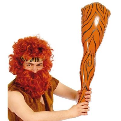 Fiestas Guirca Opblaasbare knots/knuppel - holbewoner - 78 cm - themafeest
