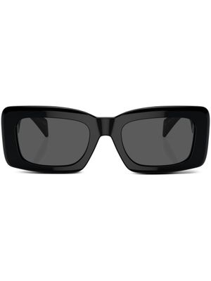 Versace Eyewear lunettes de soleil à monture carrée Greca - Noir