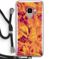 Eternal Fire: Samsung Galaxy S9 Transparant Hoesje met koord