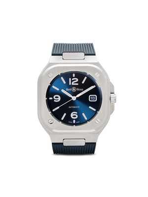 Bell & Ross montre BR 05 Blue Steel 40 mm - Bleu