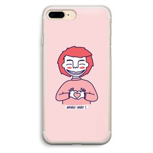 Hartje: iPhone 7 Plus Transparant Hoesje