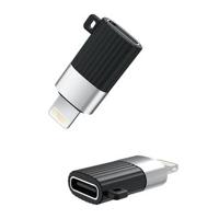 XO NB149-D USB-C-naar-Lightning-adapter - Zwart - thumbnail