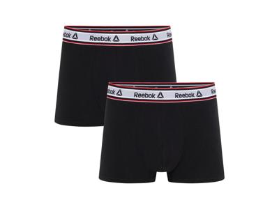 Reebok Set van 2 heren boxers (Zwart, L)