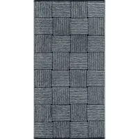 Cawö Cawö Black&White 6281 zwart/wit Handdoek 50x100