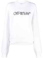 Off-White sweat Bookish en coton à logo imprimé - Blanc