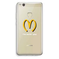 I'm lovin' you: Huawei Ascend P10 Lite Transparant Hoesje