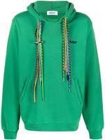 AMBUSH hoodie à design multi-cordes - Vert