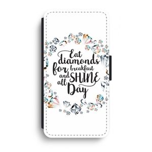 Diamonds: iPhone XR Flip Hoesje