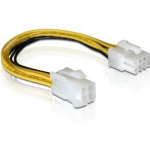 DeLOCK Cable PCI Express Power 8pin EPS > 4pin ATX/P4 Multi kleuren 0,15 m