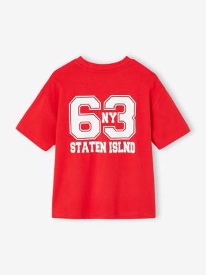 T-shirt jongens sport rood