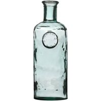 Natural Living Bloemenvaas Olive Bottle - transparant - glas - D13 x H27 cm - Fles vazen - Vazen - thumbnail