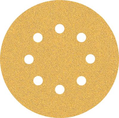 Bosch Accessoires Expert C470 schuurpapier voor excenterschuurmachines 125 mm, 8 gaten, K60 | Pakket van 50 - 2608900909
