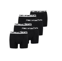 Puma Multi Logo Boxershort 6-Pack Heren Zwart - Maat S - Kleur: Zwart | Soccerfanshop