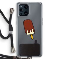 Frisco: Oppo Find X3 Transparant Hoesje met koord