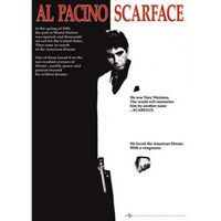 Feest versiering Scarface poster - thumbnail