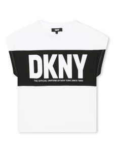 Dkny Kids t-shirt en coton à logo imprimé - Blanc