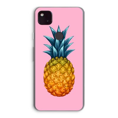 Grote ananas: Google Pixel 4a 5G Transparant Hoesje